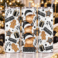 Funny sweary Bah Fucking Humbug Highland Cow 20oz Christmas tumbler