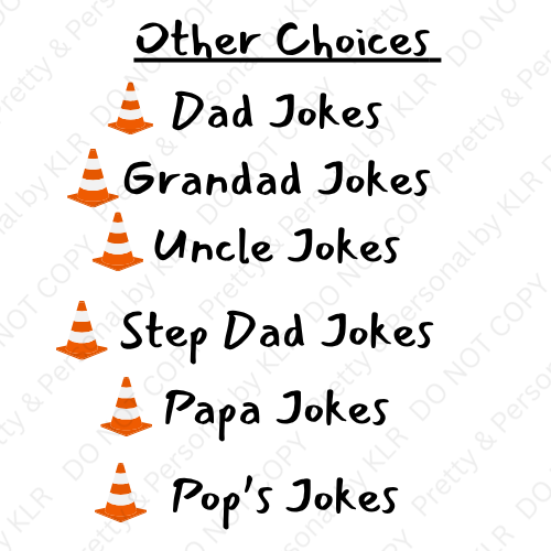 Dad Grandad Uncle Step Dad Papa and Pop wording choices