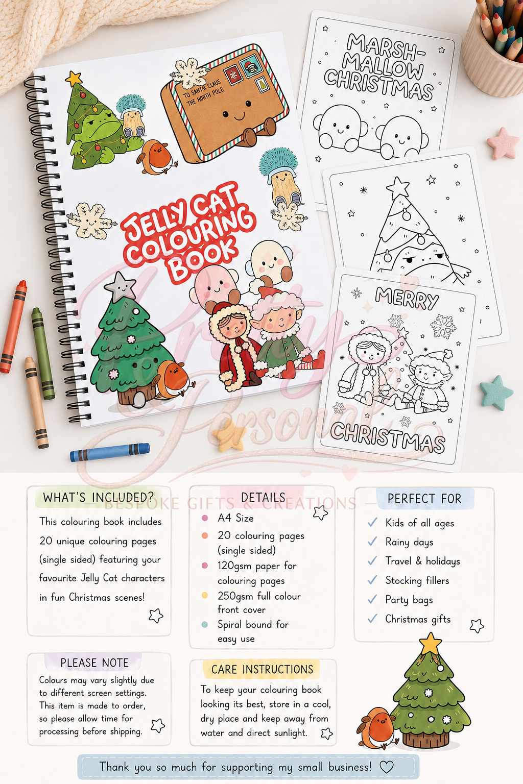Jelly Cat colouring book