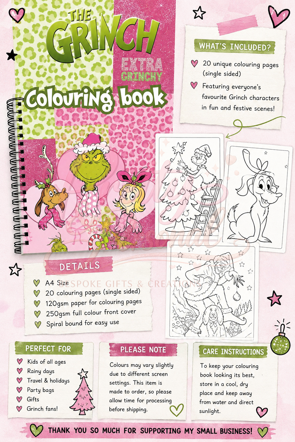 Grinch Colouring Book 1