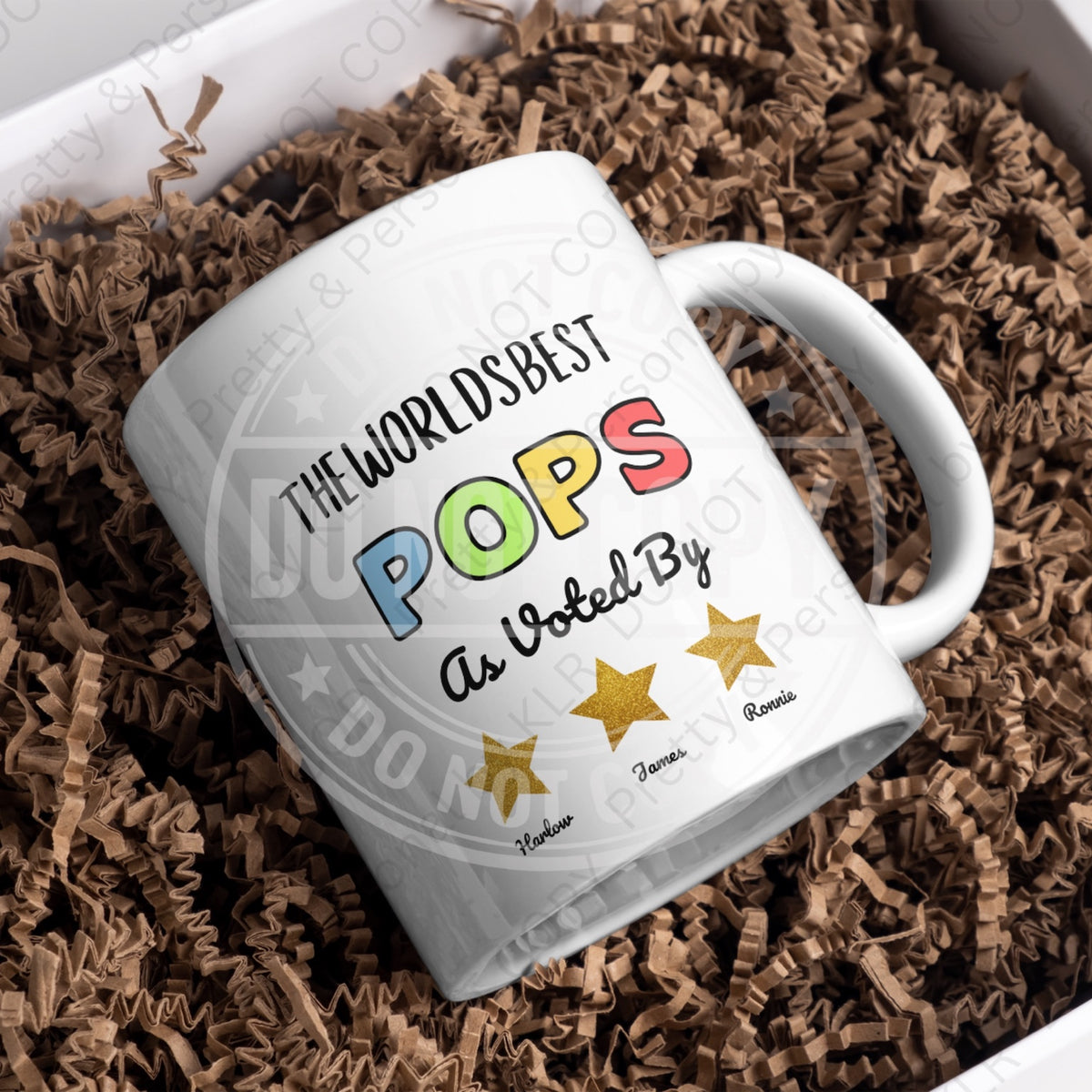 World's Best Pops personalised mug
