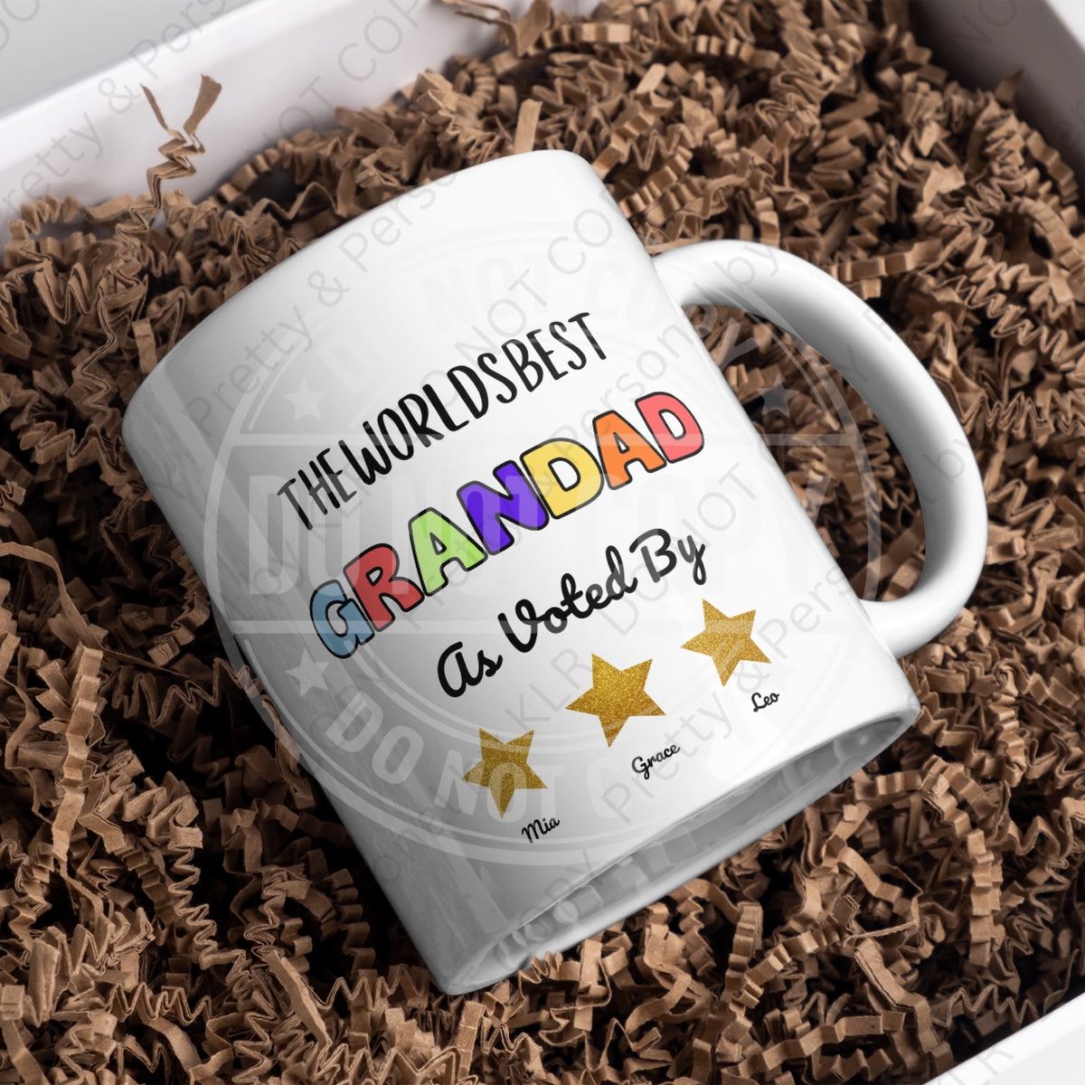 World's Best Grandad personalised mug