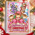 Highland Cow Christmas Colouring Book cover