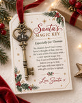 Personalised Santa's Magic Key with Christmas Eve gift tag
